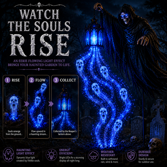 🎁 Today Only: 51% OFF 🎁Animated Halloween Soul Harvester Garden Light Collection💀