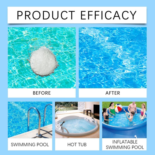 🏊♂️ Pool Cleaning Tablets for Crystal Clear Water – Drop, Dissolve, Dive In! 🌊✨