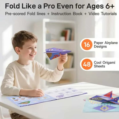 📢📢50% OFF !! ⏰Creative DIY Paper Airplane Set For Kids