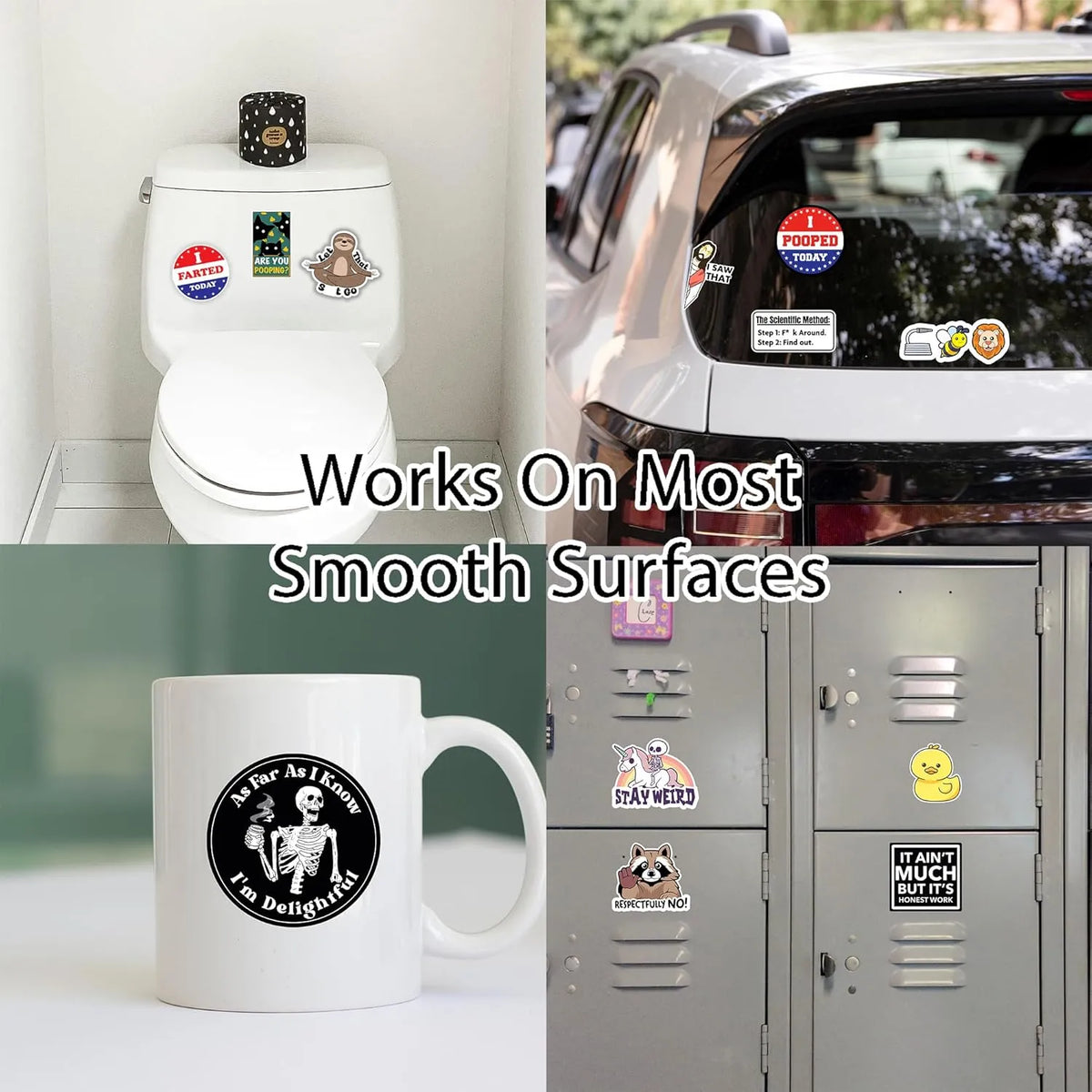 🔥LAST DAY SALE 59% OFF-Set of 130 Pcs Funny Saying Stickers