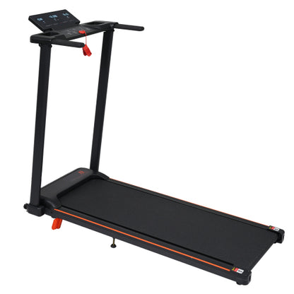 Treadmill with 8% Incline, Portable Treadmills for Home with Handle, Foldable Treadmills with 265 Lbs Capacity, 3.0HP Treadmill with 4 Adjustable Support Feet