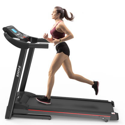 Fitshow App Home Foldable Treadmill with Incline, Folding Treadmill for Home Workout, Electric Walking Running Treadmill Machine 5" LCD Screen 250 LB Capacity Bluetooth Music