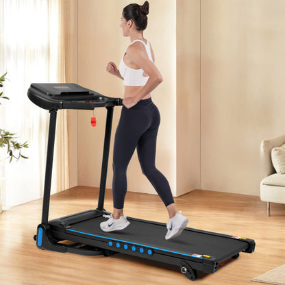 Incline Treadmill for Running & Walking, 3.0 HP Treadmills For Home 350 lbs Weight Capacity Hydraulic System Auto-Folding Treadmill with Type C & USB Charge For Android, 10MPH, Bluetooth Speaker