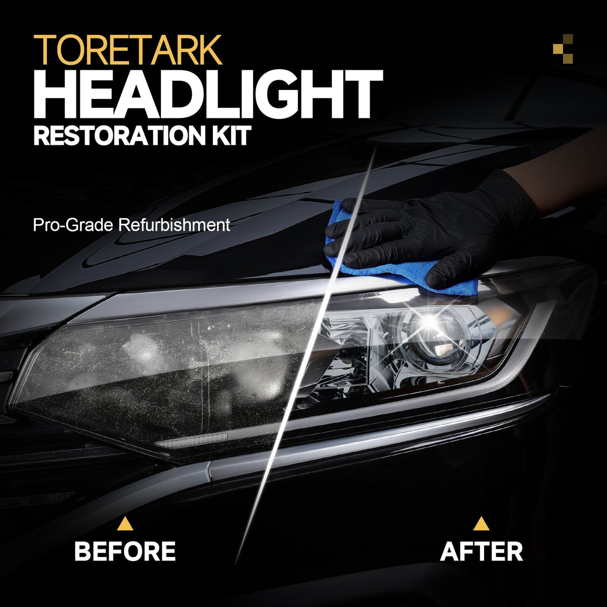 Toretark Headlight Restoration Kit