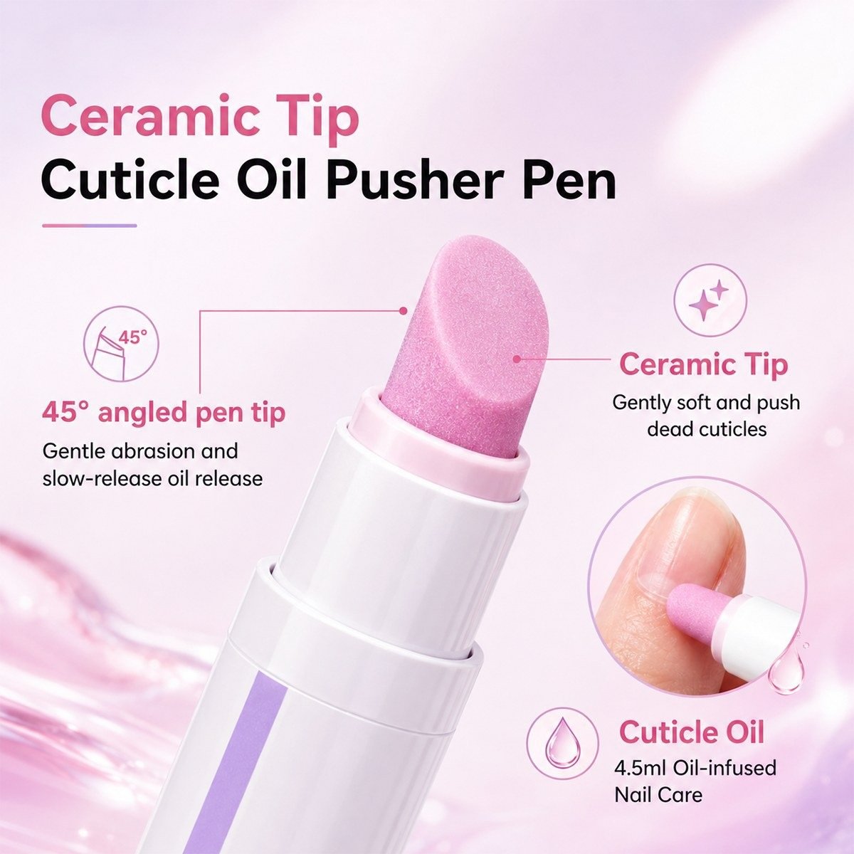 💖Hot 50% OFF🌹2-in-1 Cuticle Remover Pen