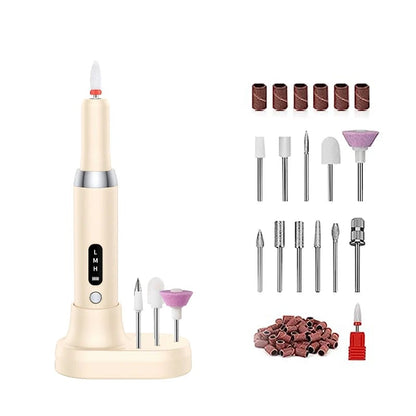 ⏰ 49% OFF💅🔋 Cordless Electric Nail Drill Machine with Charging Base – Professional Manicure at Home! | Portable. Rechargeable & Ready Anytime ✨