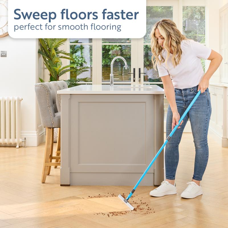 🧼LAST DAY SALE: Only ＄12.99! 🔥🔥Minky Flexi Edge Sweeper: Multi-Surface Cleaning for Floors, Carpets & Windows