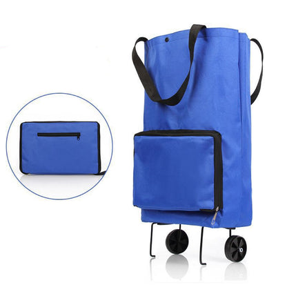 🛍️✨ 🔥LIMITED-TIME SALE🔥 3-in-1 Convertible Rolling Shopping Tote 🛍️🛞 Hidden Wheels, Expandable Zip & 44LB Capacity