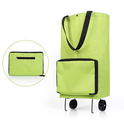 🛍️✨ 🔥LIMITED-TIME SALE🔥 3-in-1 Convertible Rolling Shopping Tote 🛍️🛞 Hidden Wheels, Expandable Zip & 44LB Capacity