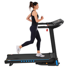 Incline Treadmill for Running & Walking, 3.0 HP Treadmills For Home 350 lbs Weight Capacity Hydraulic System Auto-Folding Treadmill with Type C & USB Charge For Android, 10MPH, Bluetooth Speaker