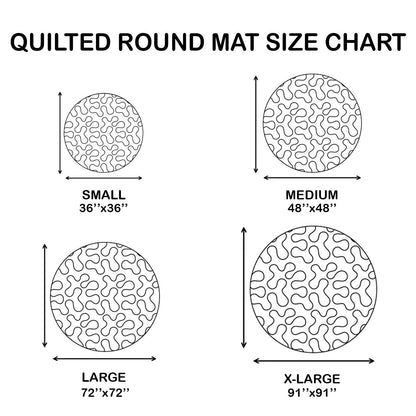 ⭐2026 USA Sale: Up to 50% OFF -3D Skeleton Vortex Quilted Round Halloween Rug