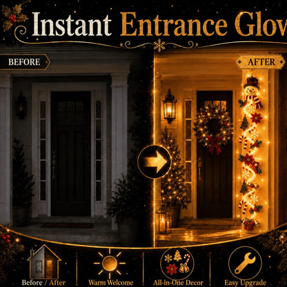 🎁 Limited Time 49% OFF🎅 Glowing Christmas Door Hanger
