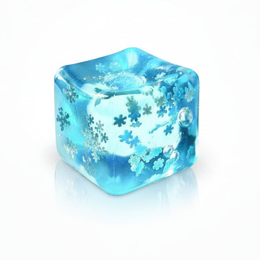 Stress Balls Ice Cube with Snowflakes Inside for Your Best Mellow and Chill
