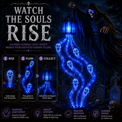 🎁 Today Only: 51% OFF 🎁Animated Halloween Soul Harvester Garden Light Collection💀