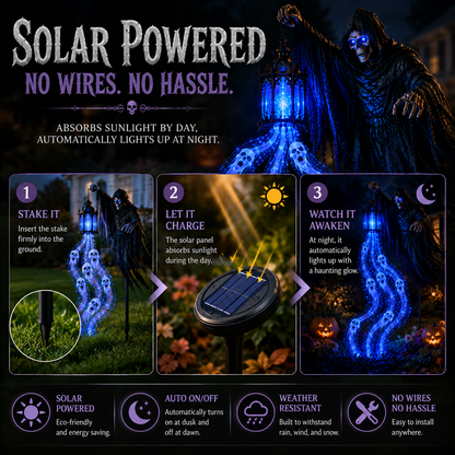 🎁 Today Only: 51% OFF 🎁Animated Halloween Soul Harvester Garden Light Collection💀