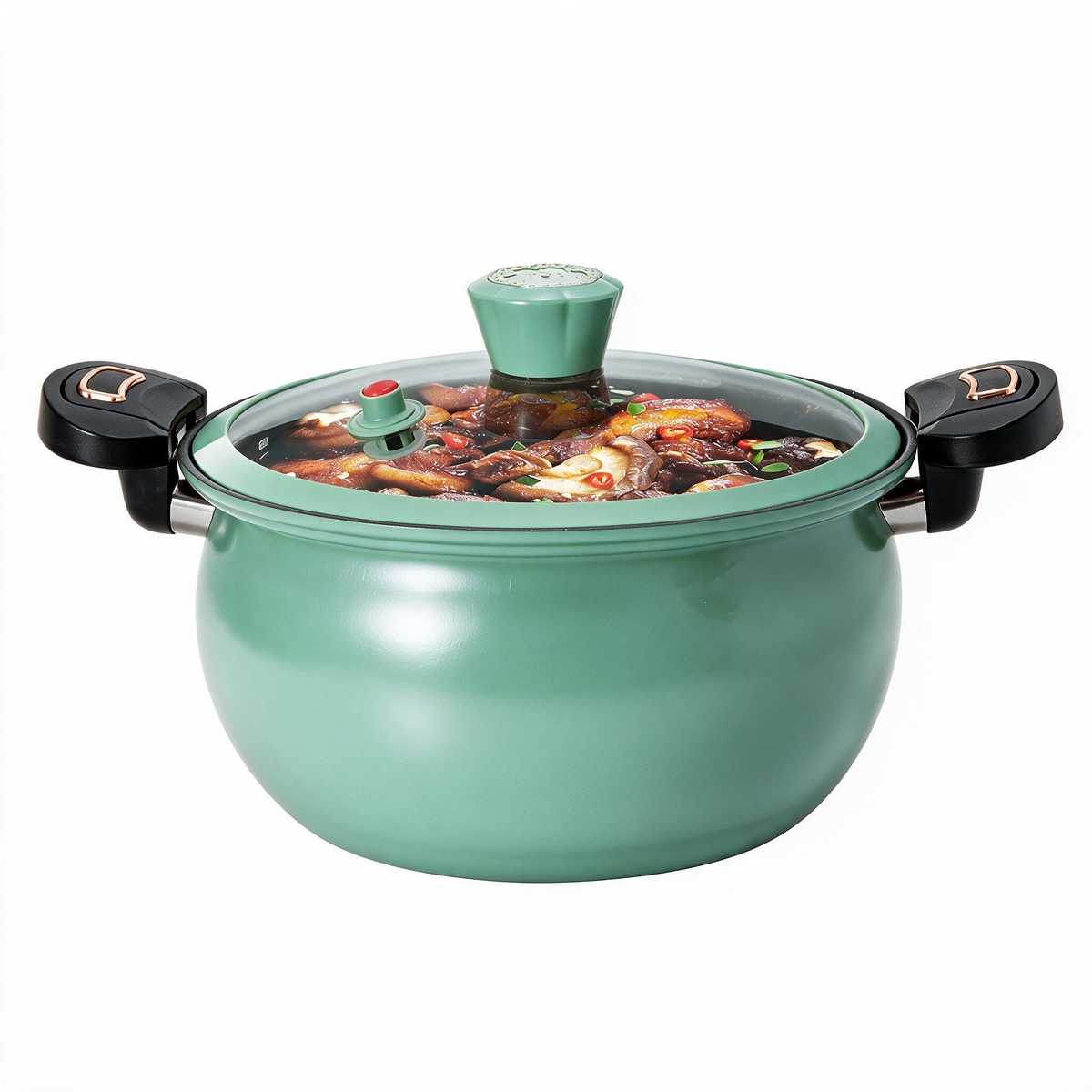 🔥Large Capacity Micro-Pressure Enamel Soup Pot