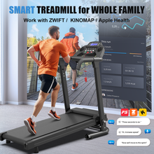 Folding Walking Pad for Fitness, Foldable Treadmill for Home, 2.5HP Portable Treadmill with Handles, 300 lbs Capacity, APP Control & LED Display