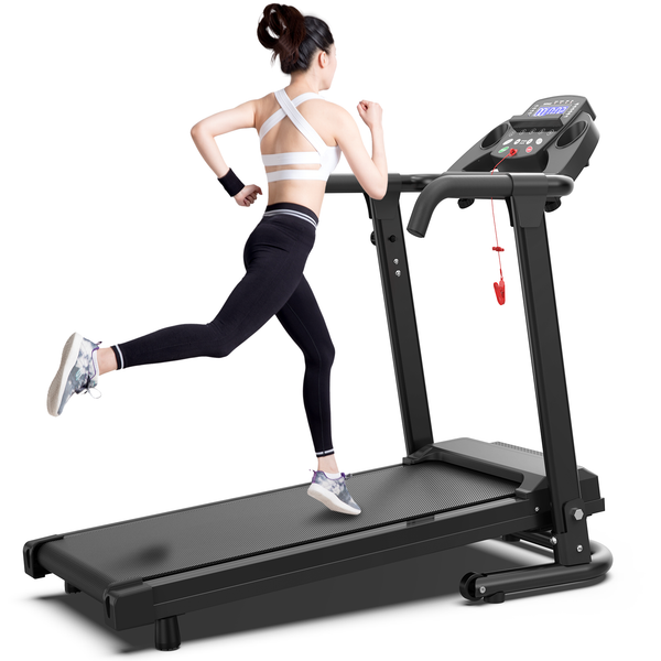 Smart Quiet Foldable Treadmill with LED Display