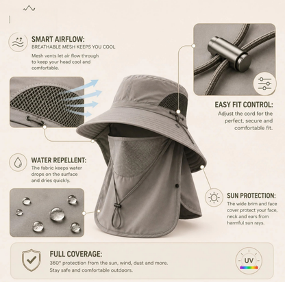 Ultimate 360° Safari Sun Hat