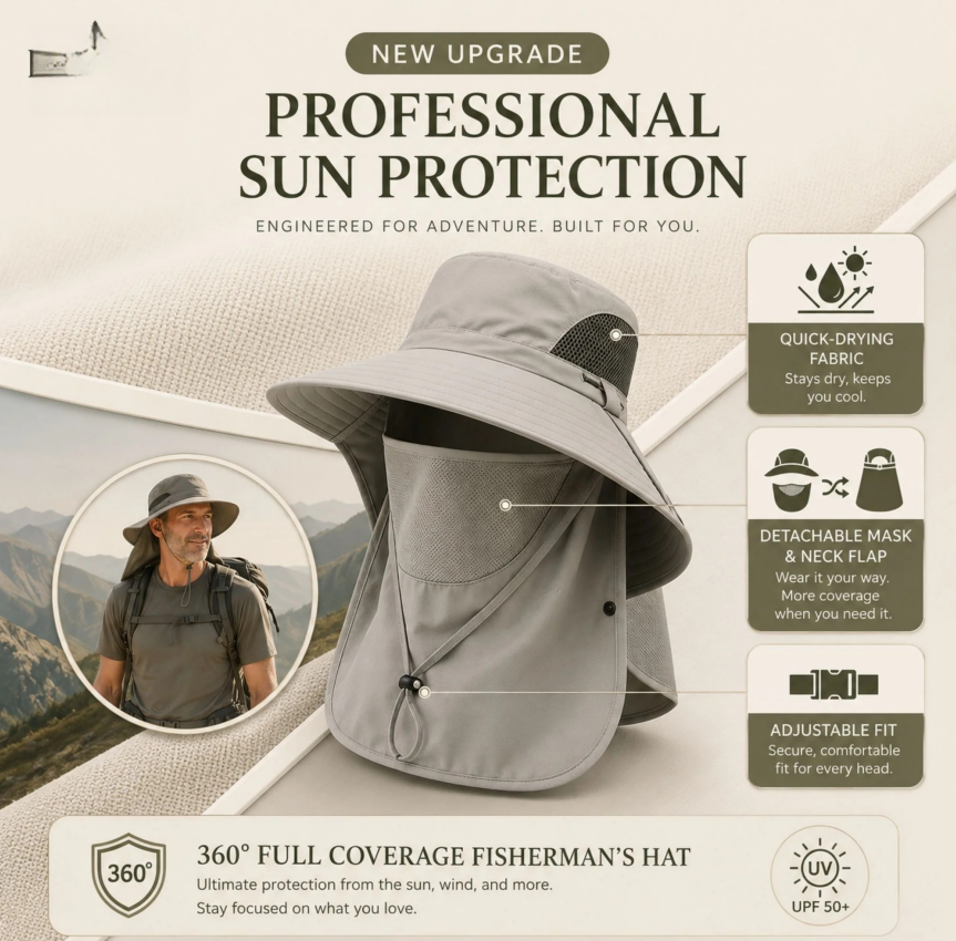 Ultimate 360° Safari Sun Hat