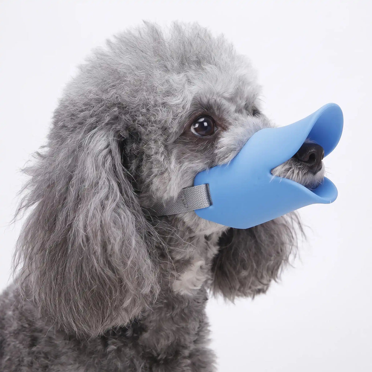 Silicone Duck Muzzle for Dogs - Anti-Bite & Bark Control