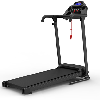 Folding Walking Pad for Fitness, Foldable Treadmill for Home, 2.5HP Portable Treadmill with Handles, 300 lbs Capacity, APP Control & LED Display