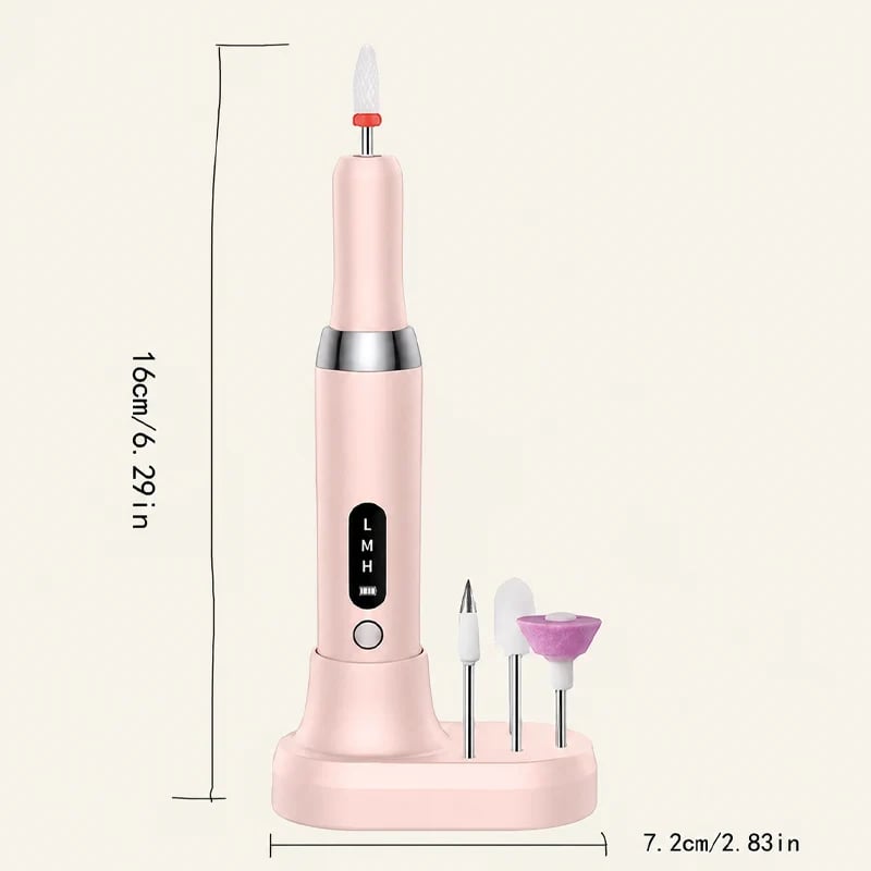⏰ 49% OFF💅🔋 Cordless Electric Nail Drill Machine with Charging Base – Professional Manicure at Home! | Portable. Rechargeable & Ready Anytime ✨
