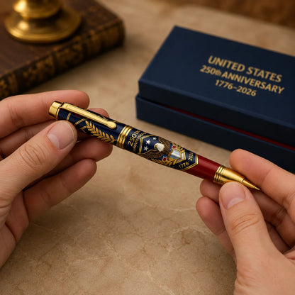 Handcrafted Bolt Action Bullet Pen with Authentic Shell Casing