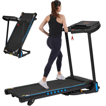 Incline Treadmill for Running & Walking, 3.0 HP Treadmills For Home 350 lbs Weight Capacity Hydraulic System Auto-Folding Treadmill with Type C & USB Charge For Android, 10MPH, Bluetooth Speaker
