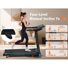 Incline Treadmill for Running & Walking, 3.0 HP Treadmills For Home 350 lbs Weight Capacity Hydraulic System Auto-Folding Treadmill with Type C & USB Charge For Android, 10MPH, Bluetooth Speaker