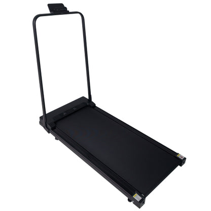 Walking Pad Treadmill with Handle Bar and Adjustable Incline, Compact Portable Treadmills for Home Office, 0.6-3.8 MPH Remote Speed Control