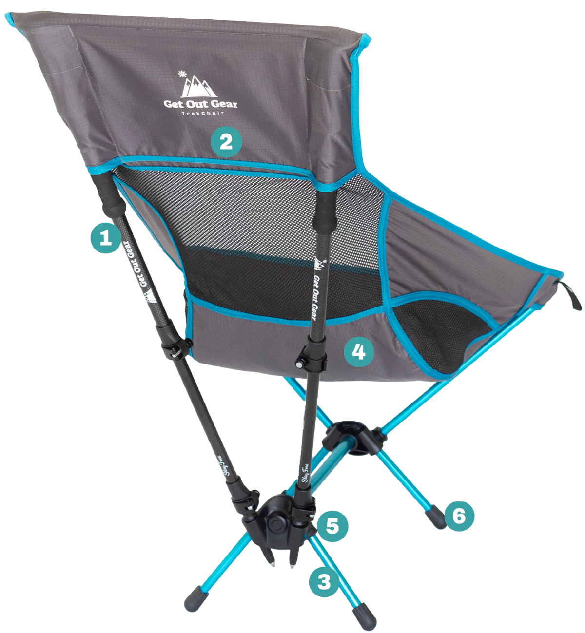 Lightweight High-Back Backpacking Chair