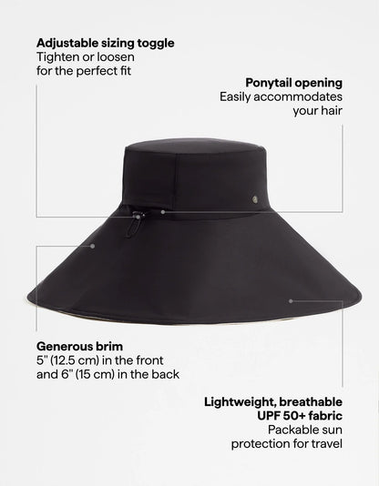 Ultra Wide Brim Hat UPF 50+