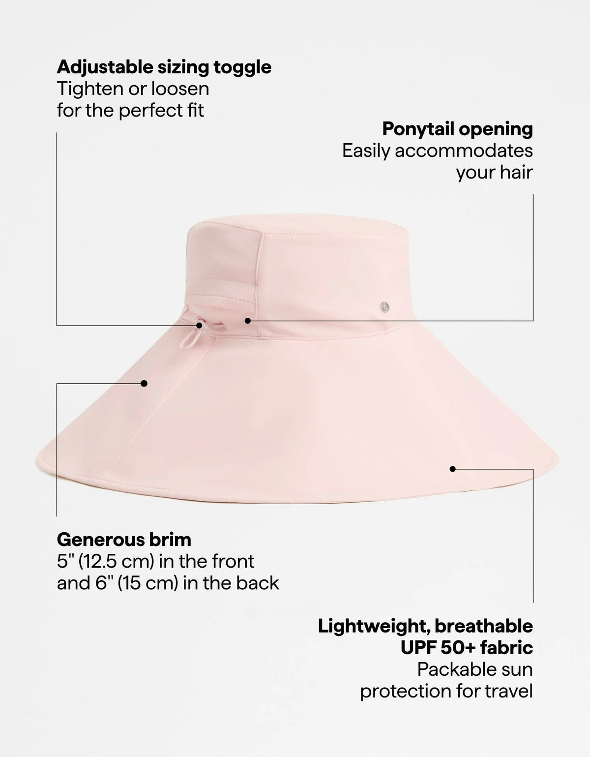 Ultra Wide Brim Hat UPF 50+