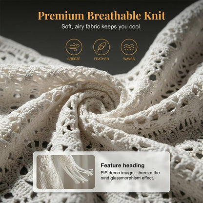 👙 NU 51% KORTING! 🌊 Boheemse gehaakte strandcover-up met kwastjes – Luchtig. soepel vallend & boho-chic – perfect voor aan het zwembad. op het strand of op zomervakantie – met verstelbare pasvorm 🧶